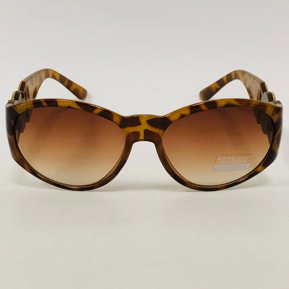 Men Sunglasses Tortoise Gold Accent Designer Fashion Shades UV400 Protection Sun